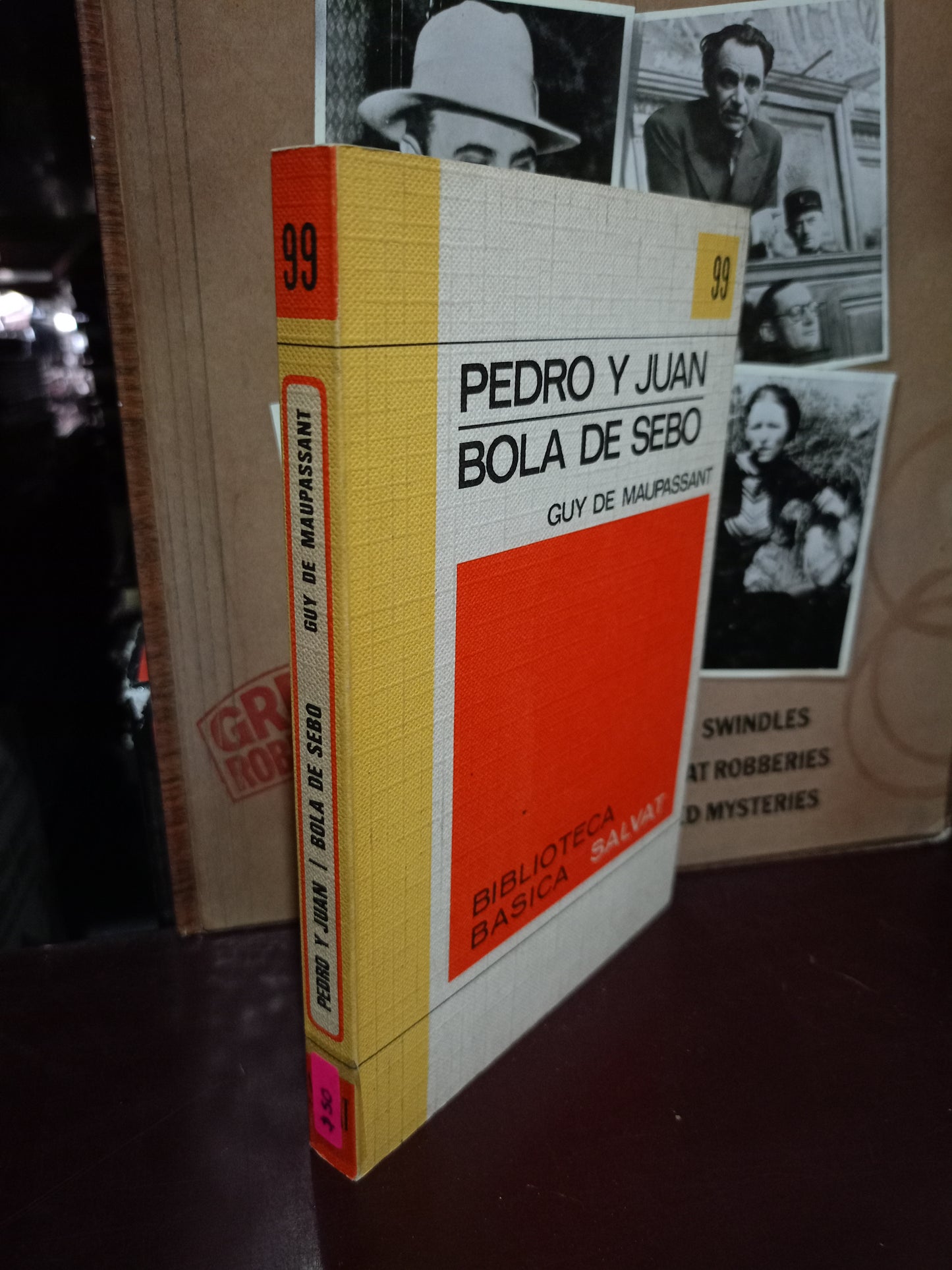 PEDRO Y JUAN. BOLA DE SEBO POR GUY DE MAUPASSANT USADO NOVELA LITERARIO 305