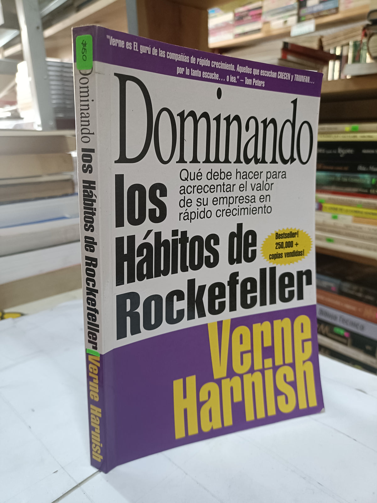 DOMINANDO LOS HABITOS DE ROCKEFELLER POR VERNE HARNISH USADO ADMINISTRATIVO LITERARIO 207