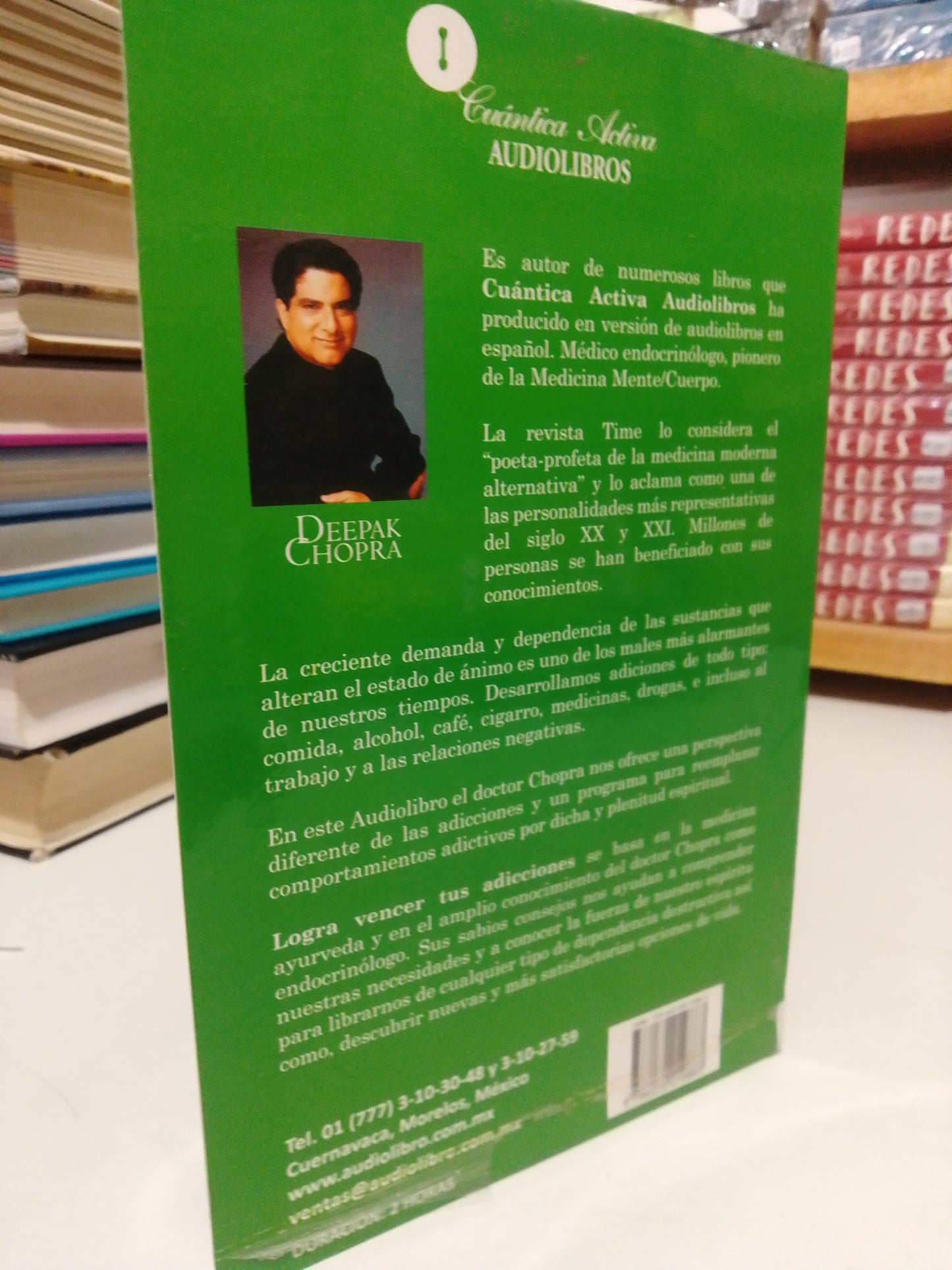 LOGRAR VENCER TUS ADICCIONES POR DEEPAK CHOPRA AUDIOLIBRO USADO SUP.PERSONAL JUÁREZ