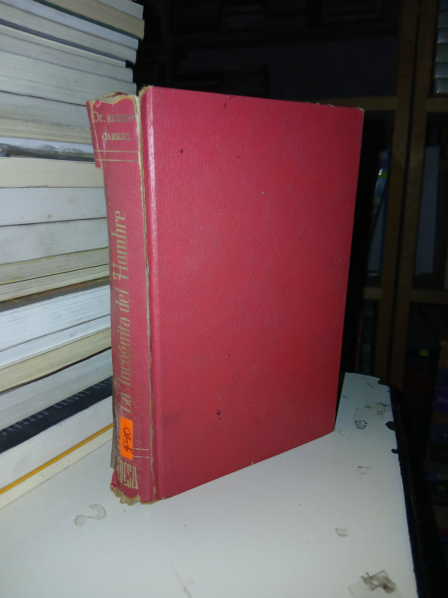 LA INCÓGNITA DEL HOMBRE POR ALEXIS CARREL USADO CIENCIA LITERARIO 207