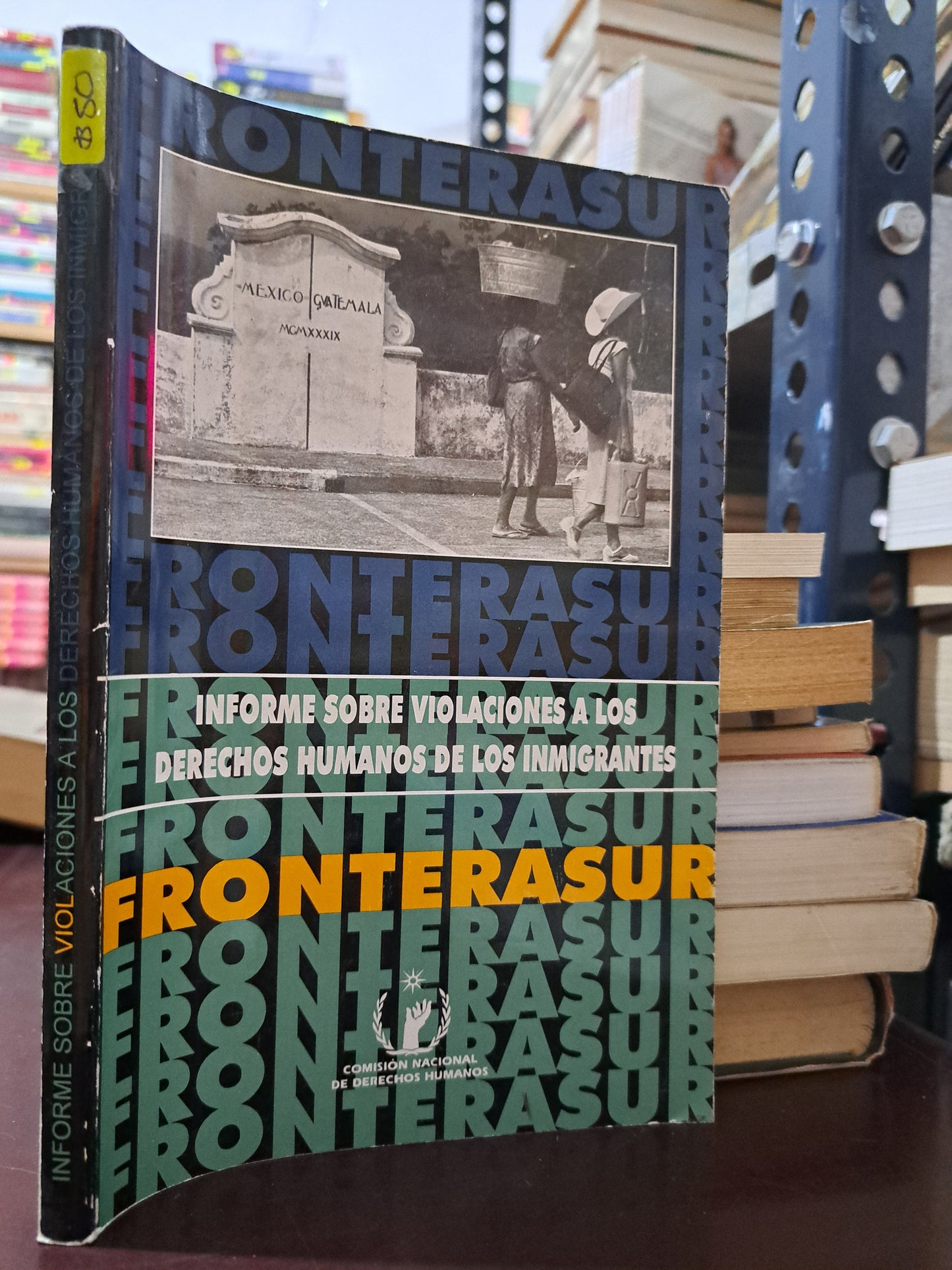 INFORME SOBRE VIOLACIONES A LOS DERECHOS HUMANOS DE LOS INMIGRANTES. FRONTERA SUR CNDH USADO HISTORIA LITERARIO 305