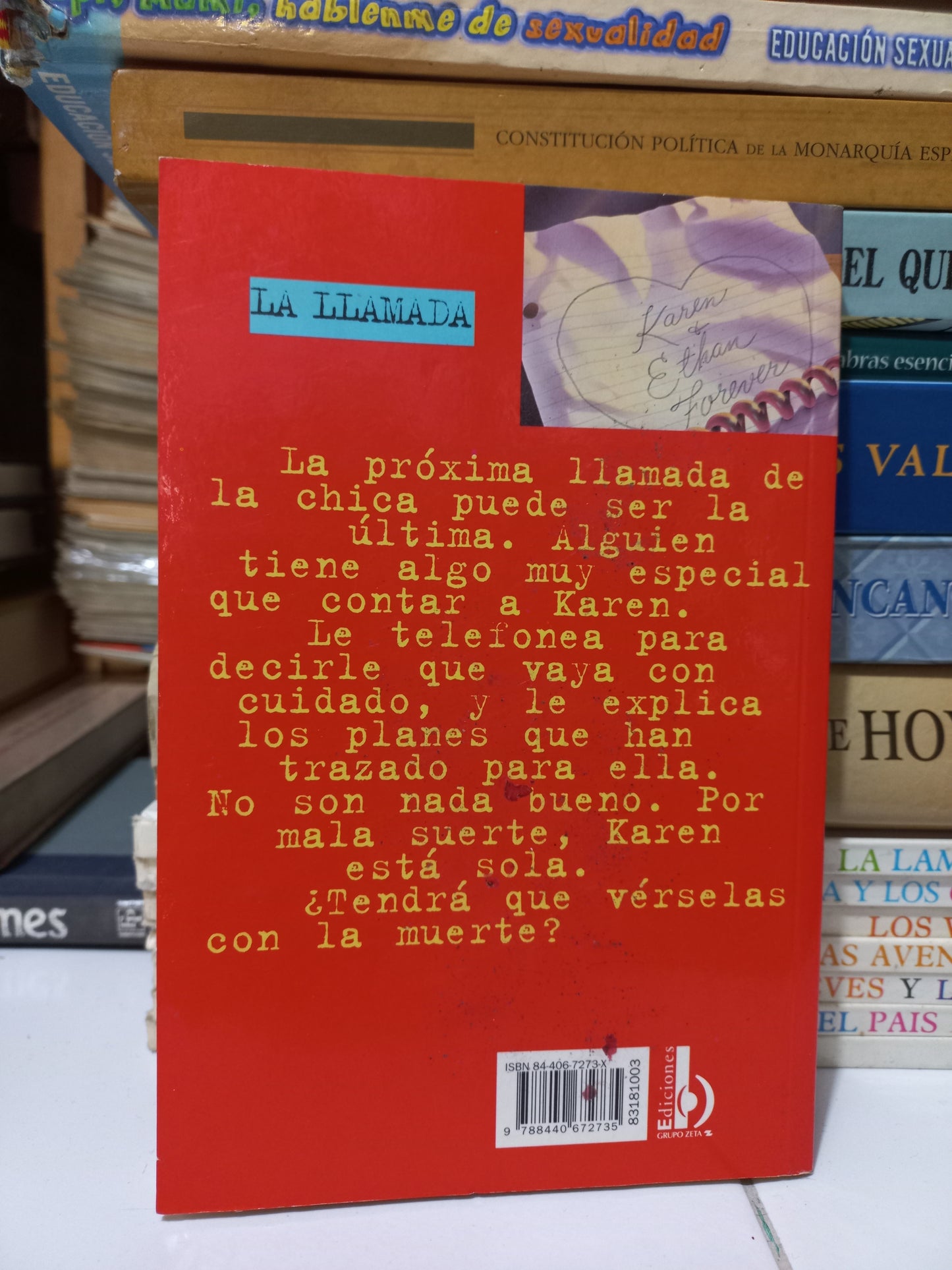 LA LLAMADA POR R.L. STINE USADO NOVELA JUÁREZ