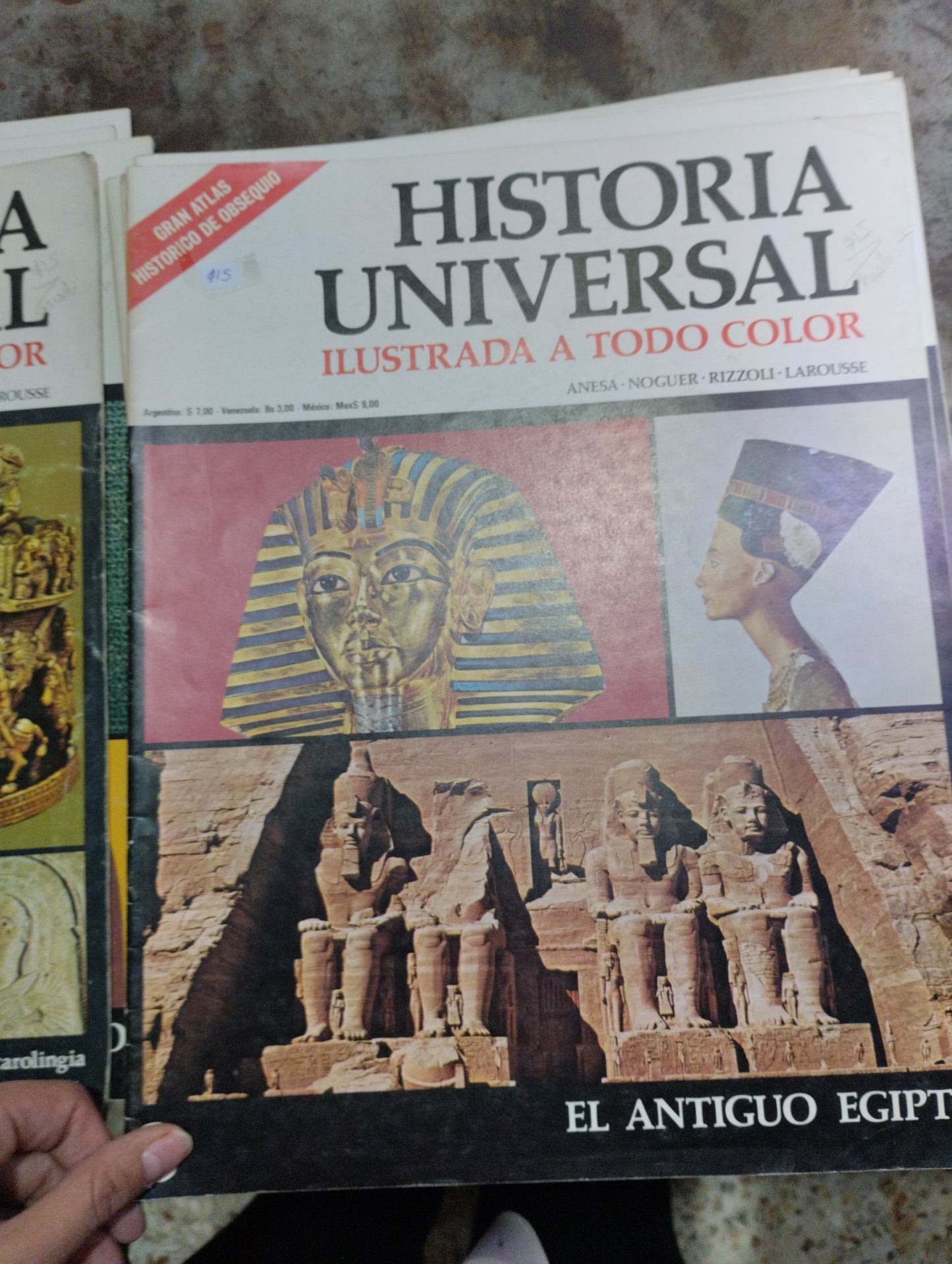 HISTORIA UNIVERSAL ILUSTRADA A TODO COLOR POR ANESA NOGUER RIZZOLI LAROUSSE USADO ARTE ALDAMA