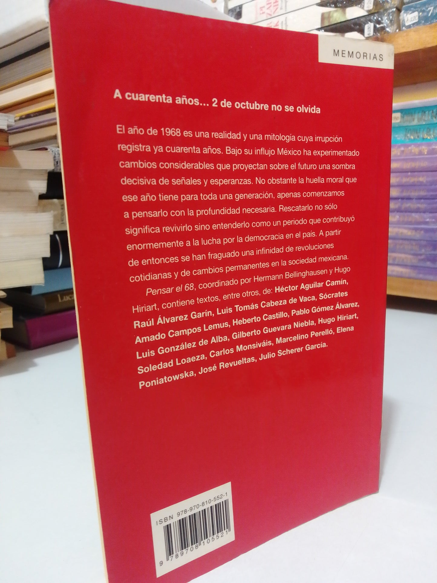 PENSAR EN EL 68 POR GILBERTO GUEVARA NIEBLA USADO HISTORIA JUAREZ