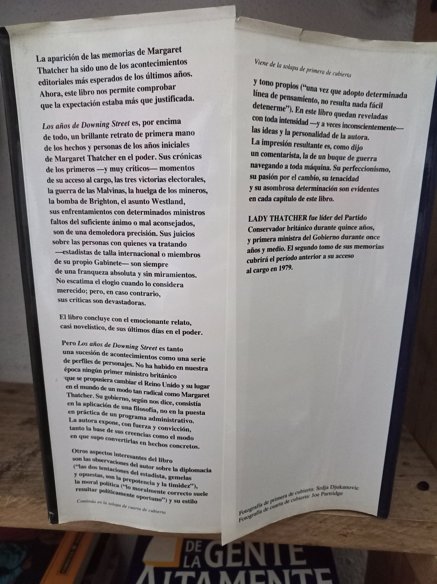 LOS AÑOS DE DOWNING STREET POR MARGARET THATCHER USADO HISTORIA LITERARIO 305