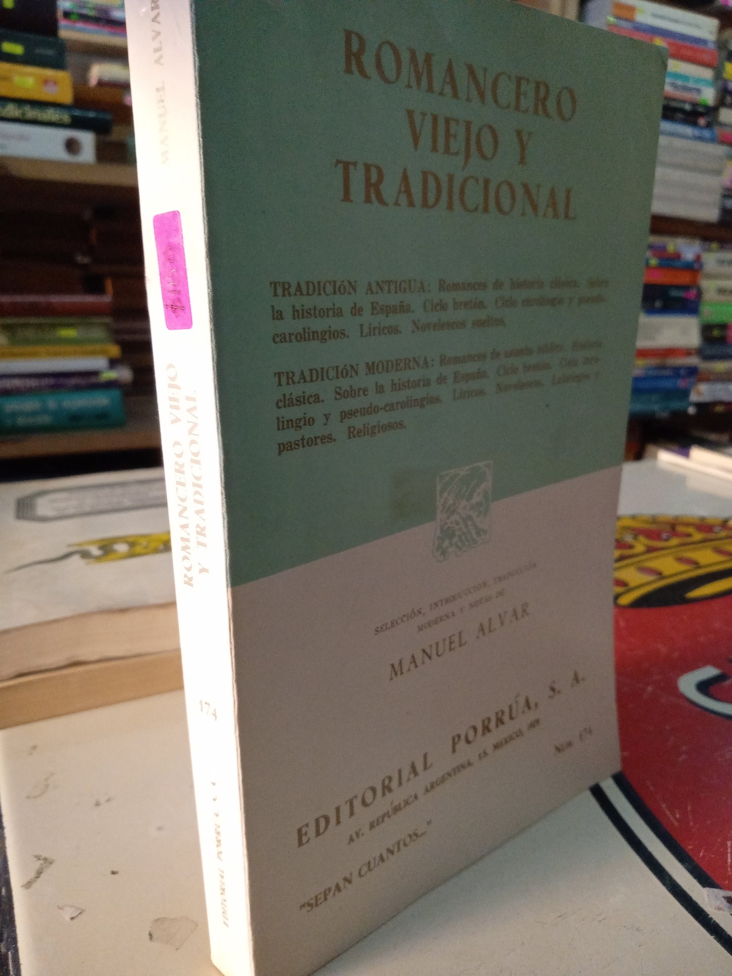 ROMANCERO VIEJO Y TRADICIONAL POR MANUEL ALVAR USADO NOVELA LITERARIO 207