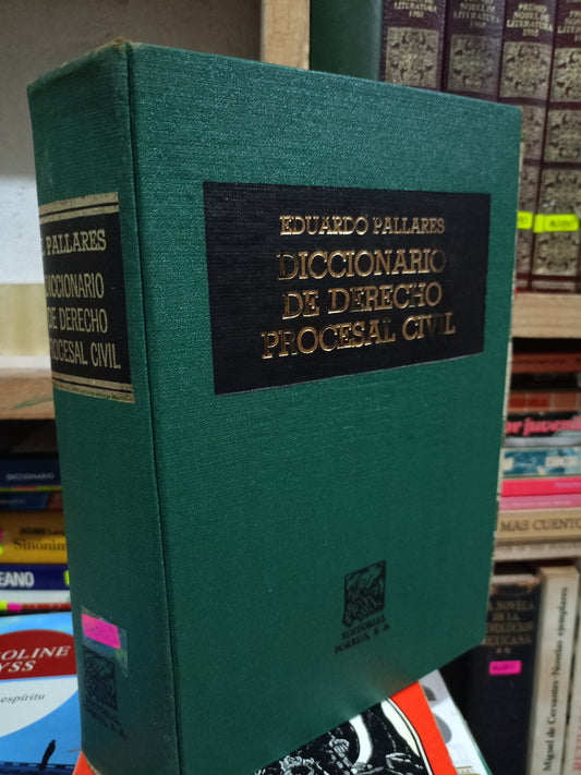 DICCIONARIO DE DERECHO PROCESAL CIVIL POR EDUARDO PALLARES USADO DERECHO JUAREZ 515