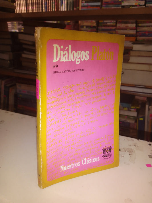 DIÁLOGOS POR PLATÓN USADO SOCIOLOGÍA LITERARIO 207