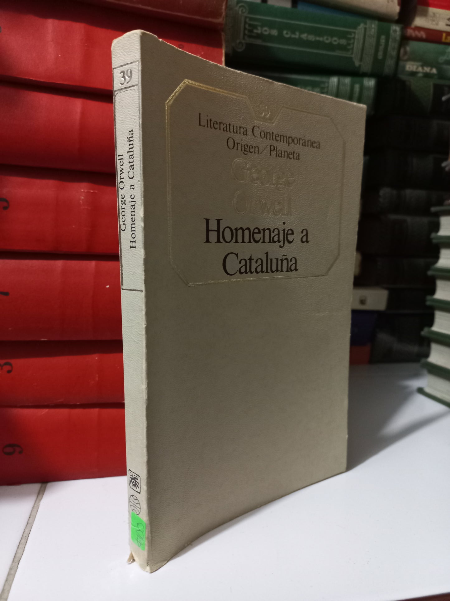 HOMENAJE A CATALUÑA POR GEORGE ORWELL USADO NOVELA JUÁREZ