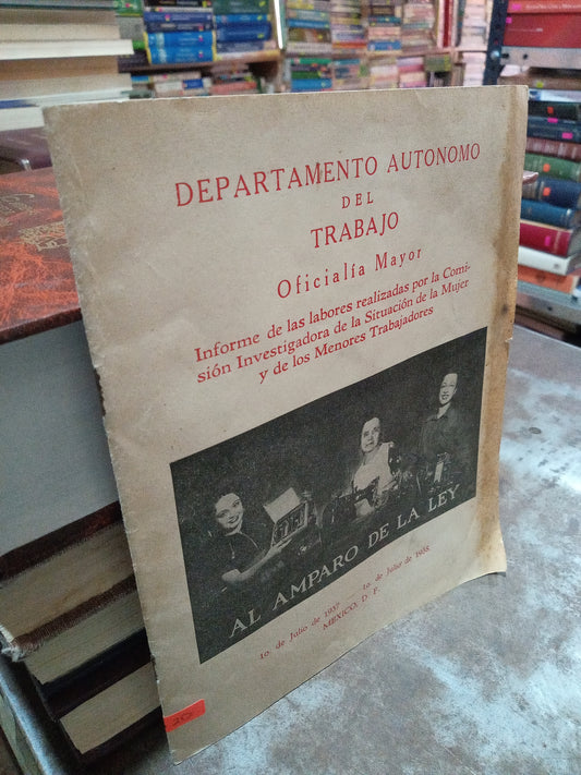 DEPARTAMENTO AUTONOMO DEL TRABAJO POR OFICIALIA MAYOR USADO DERECHO ALDAMA