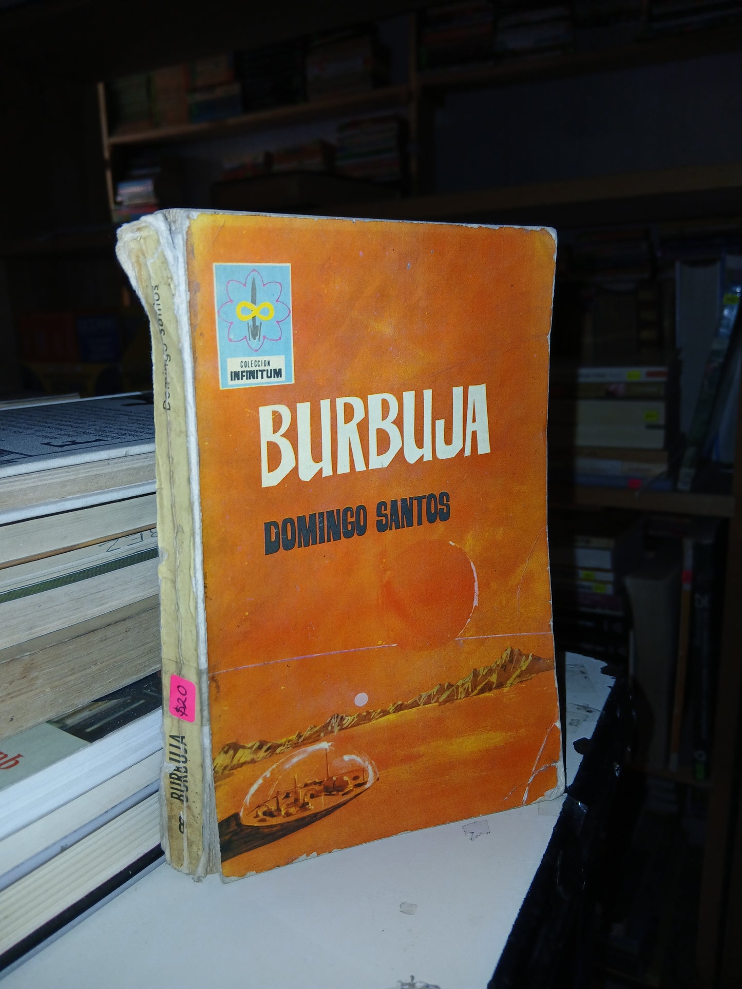 BURBUJA POR DOMINGO SANTOS USADO NOVELA LITERARIO 207
