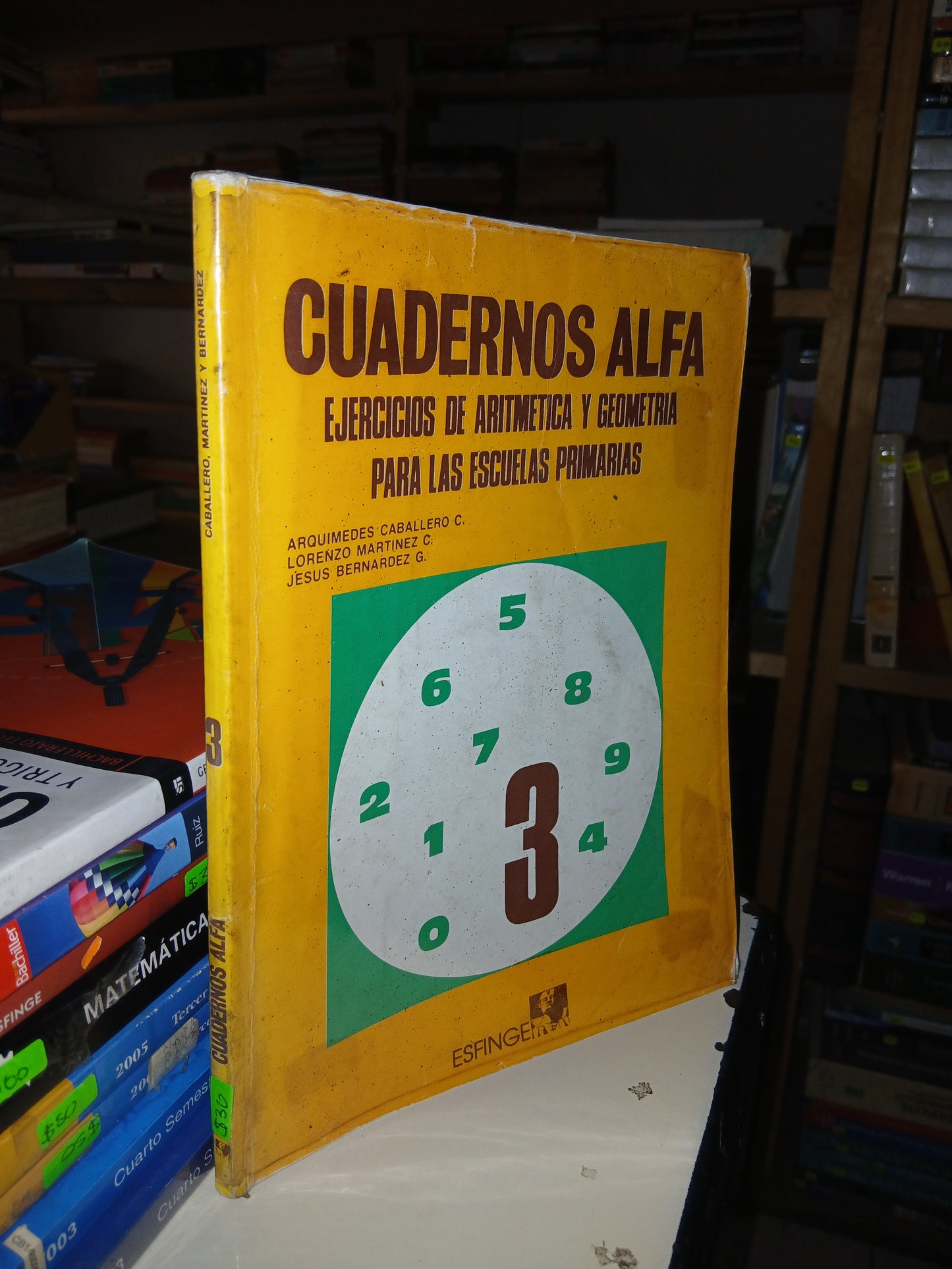 CUADERNOS ALFA 3 (ARITMÉTICA Y GEOMETRÍA) POR CABALLERO, MARTÍNEZ Y BERNARDEZ USADO GEOMETRÍA LITERARIO 207