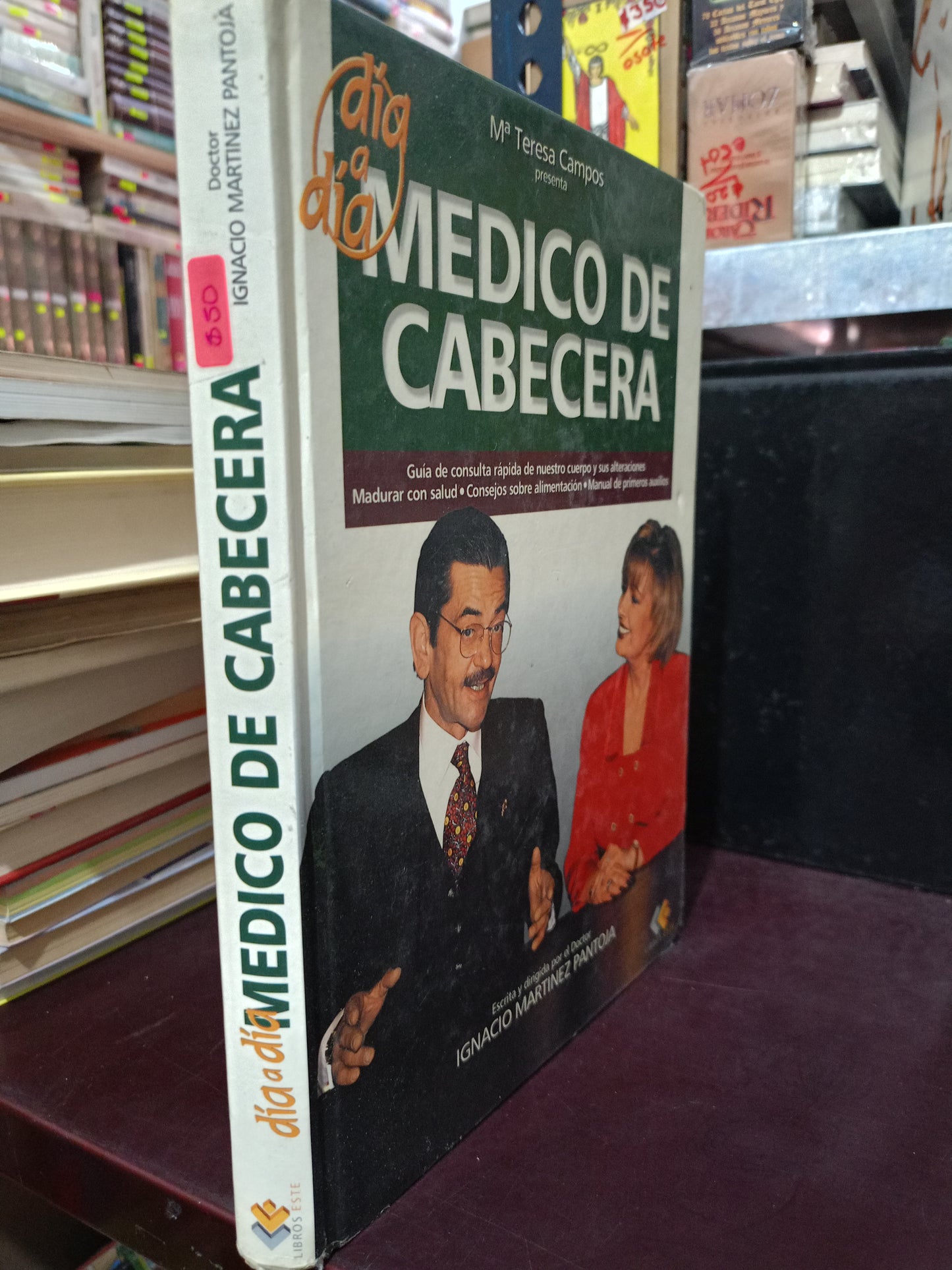 MEDICO DE CABECERA POR IGNACIO MARTINEZ PANTOJA USADO SALUD LITERARIO 305