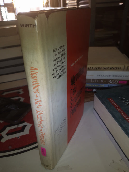ALGORITHMS DATA STRUCTURES PROGRAMS PO NUKLAUS WIRTH USADO MATEMÁTICAS LITERARIO 207