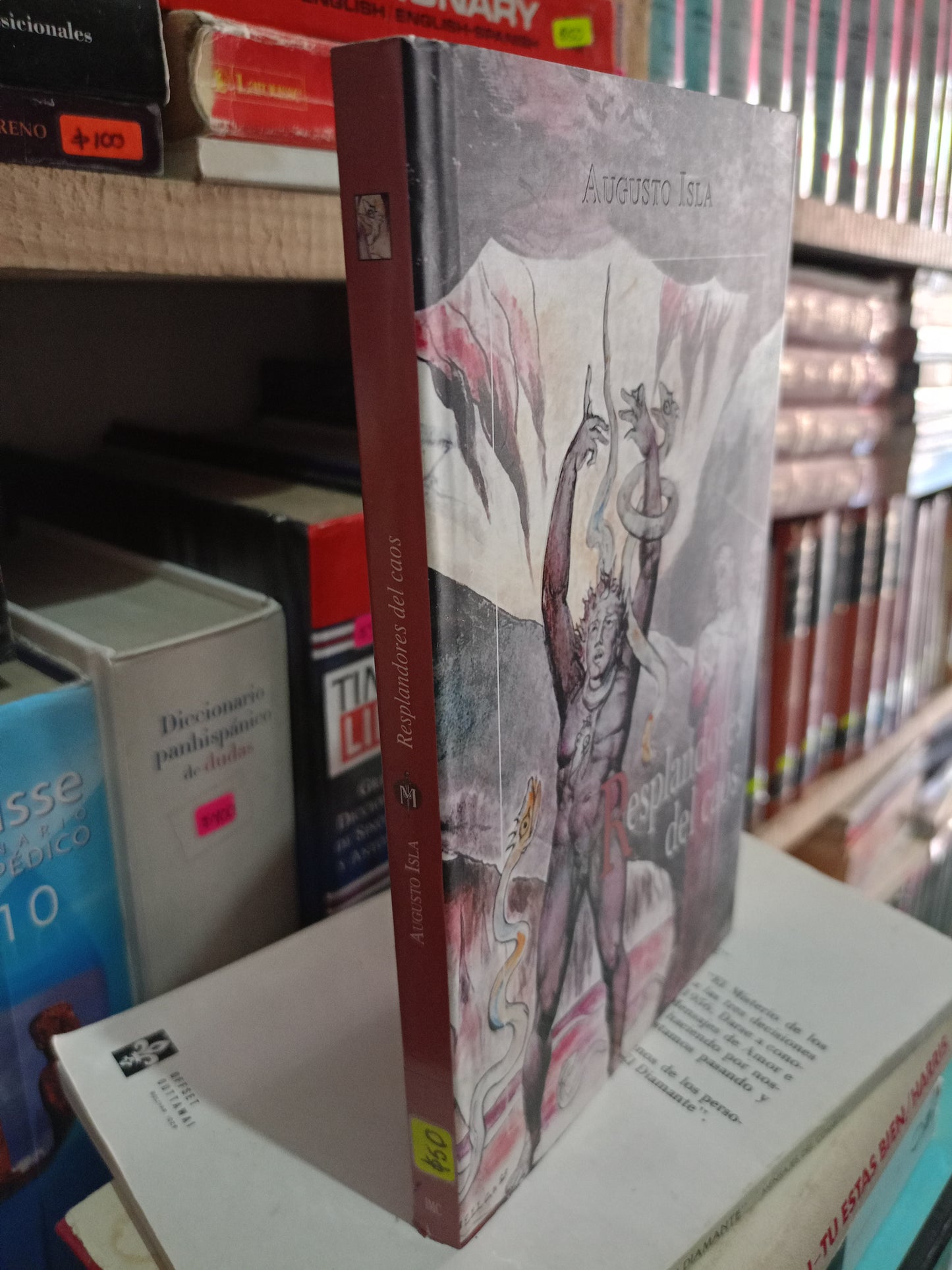 RESPLANDORES DEL CAOS POR AUGUSTO ISLA USADO NOVELA LITERARIO 305