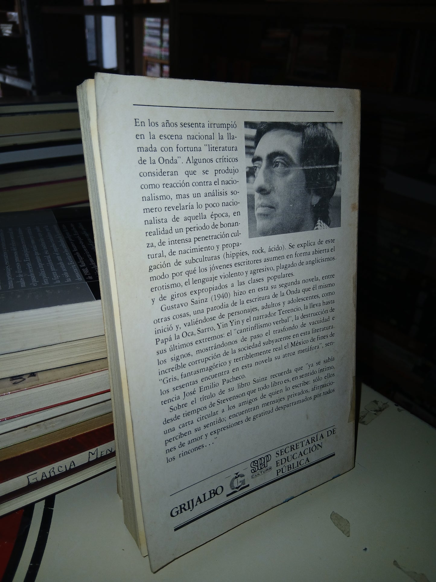 OBSESIVOS DÍAS CIRCULARES POR GUSTAVO SAINZ USADO NOVELA LITERARIO 207