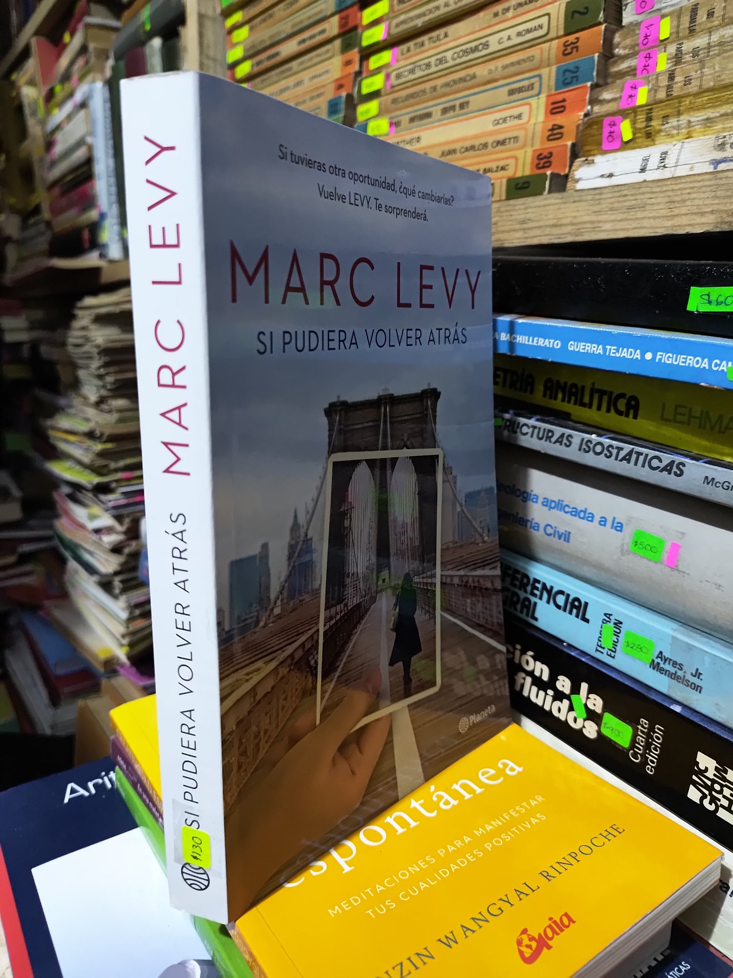 SI PUDIERA VOLVER ATRAS POR MARC LEVY USADO NOVELAS JUAREZ 507