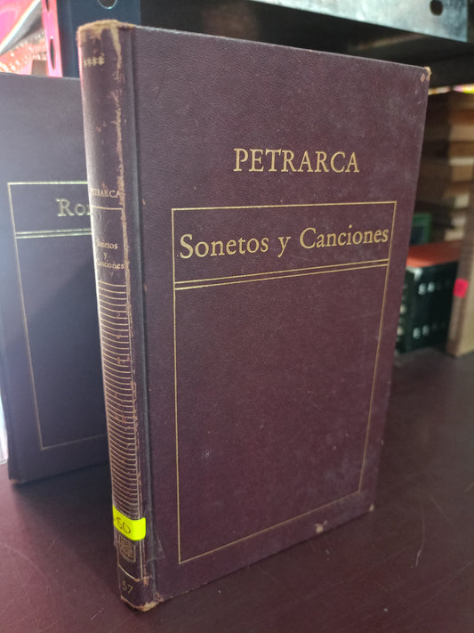 SONETOS Y CANCIONES FRANCISCO PETRARCA USADO POESÍA LITERARIO #305