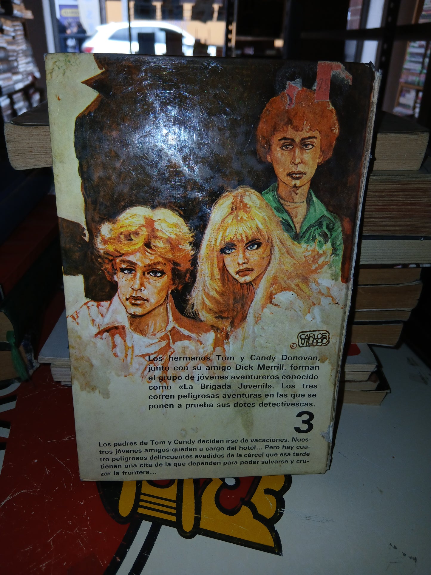 LA BRIGADA JUVENIL: EL ENIGMA DE LOS CUATRO CONDENADOS USADO NOVELA LITERARIO 207