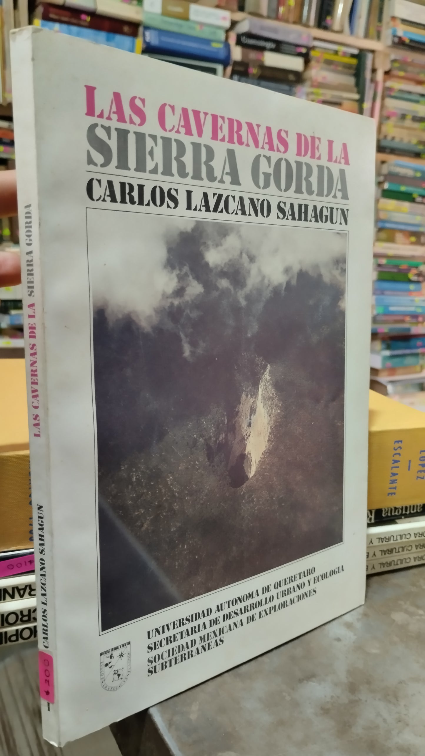 LAS CAVERNAS DE LA SIERRA GORDA POR CARLOS LAZCANO SAHAGUN LIBRO USADO HISTORIA ALDAMA