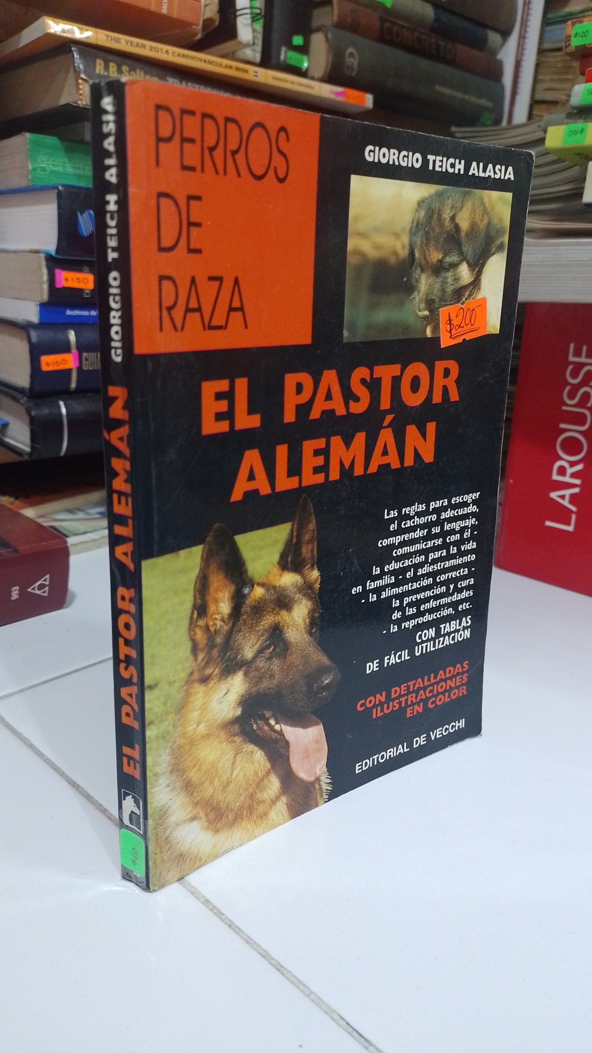 EL PASTOR ALEMAN POR GIORGIO TEICH ALASIA USADO BIOLOGIA JUAREZ 507