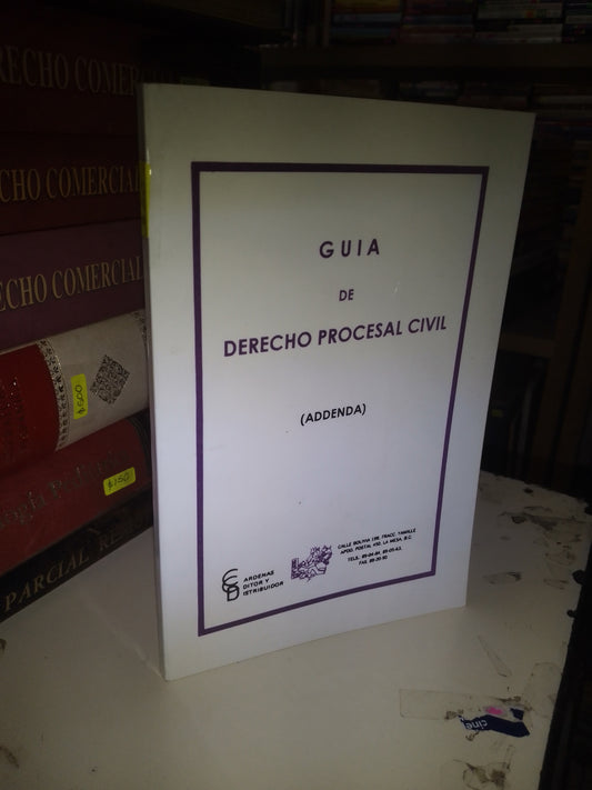GUIA DE DERECHO PROCESAL CIVIL USADO DERECHO LITERARIO 207