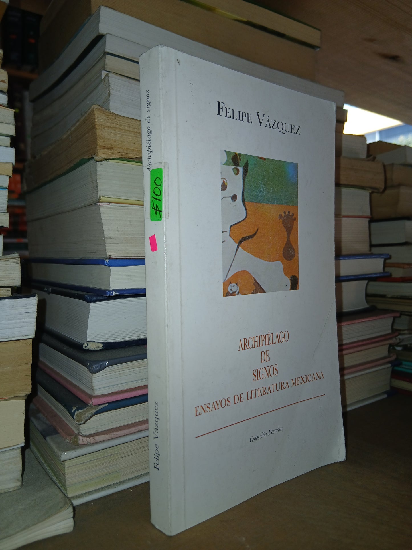 ARCHIPIÉLAGO DE SIGNOS ENSAYOS DE LITERATURA MEXICANA POR FELIPE VÁZQUEZ USADO NOVELA LITERARIO 207