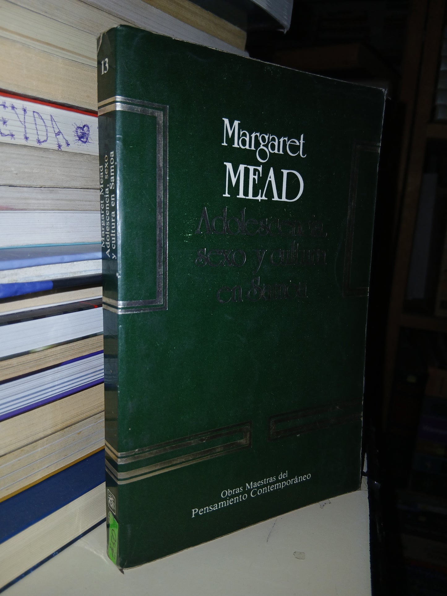 ADOLESCENCIA, SEXO Y CULTURA EN SAMOA POR MARGARET MEAD USADO SUPERACIÓN PERSONAL LITERARIO 207