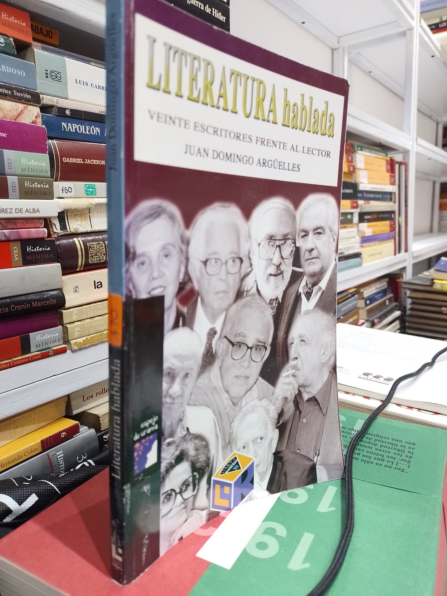 LITERATURA HABLADA VEINTE ESCRITORES FRENTE AL LECTOR POR JUAN DOMINGO ARGUELLES USADO NOVELA JUAREZ 515