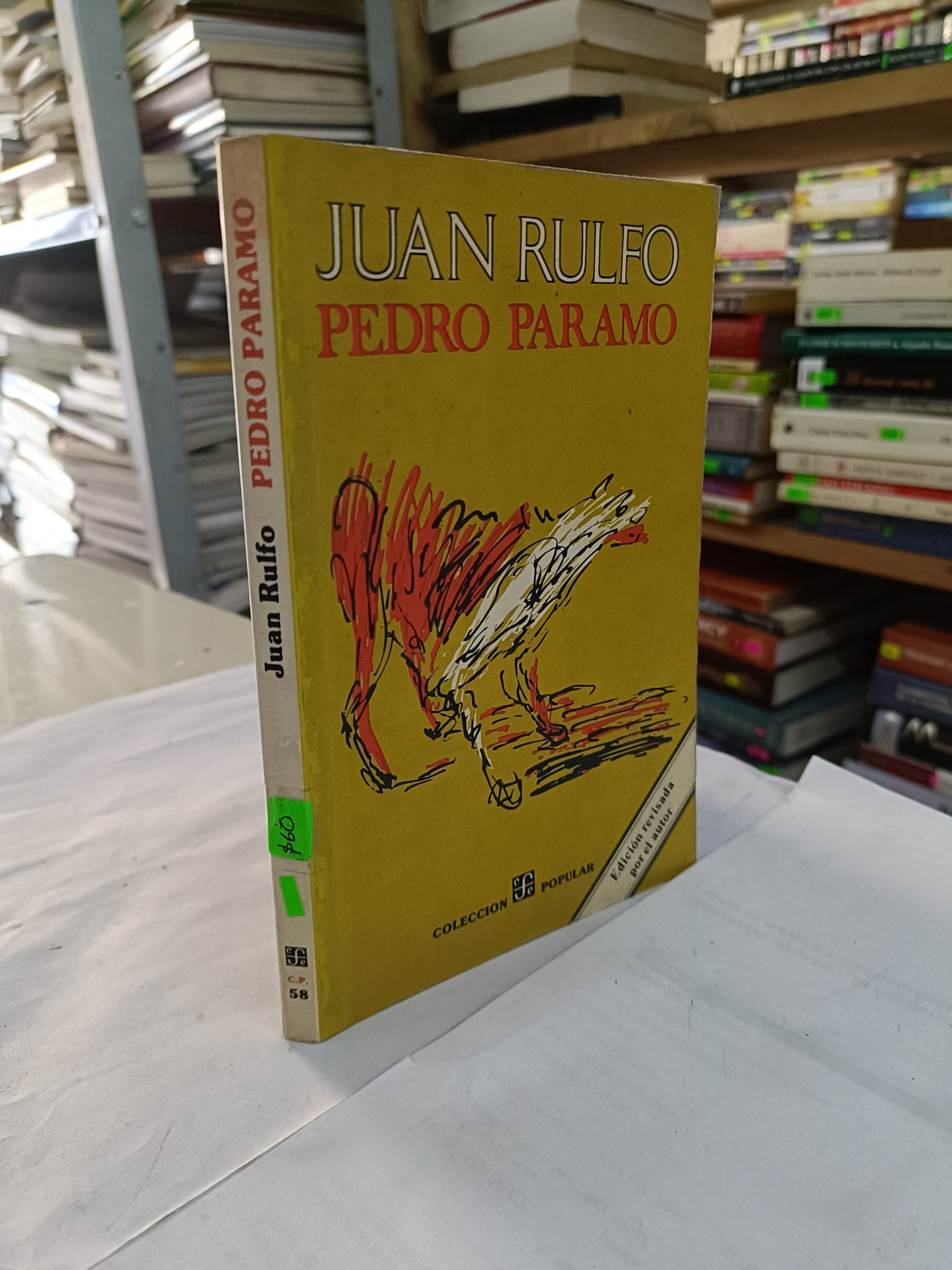 PEDRO PARAMO POR JUAN RULFO USADO NOVELA LITERARIO 207