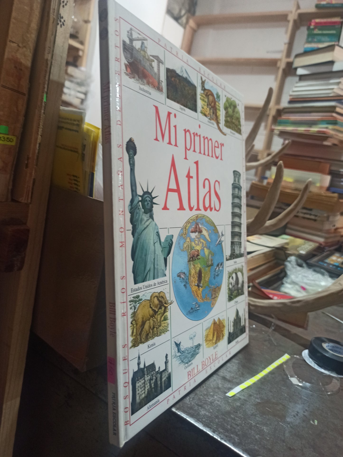 MI PRIMER ATLAS POR BILL BOYLE USADO GEOGRAFIA ALDAMA