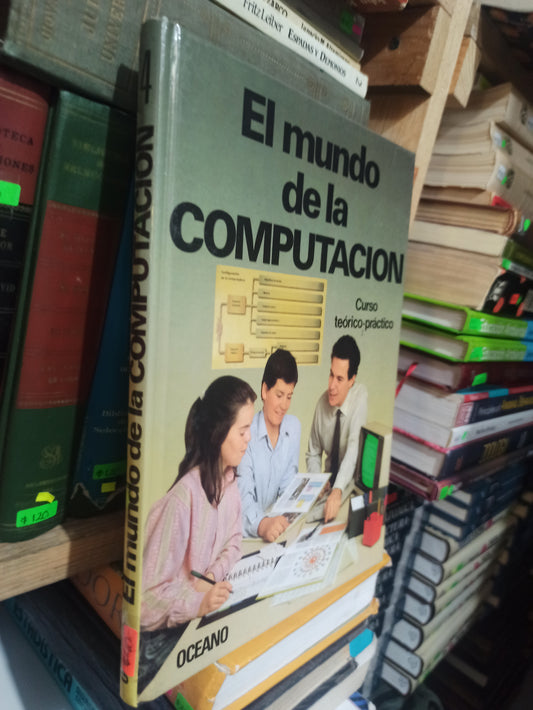 EL MUNDO DE LA COMPUTACION TOMO 4 POR EDITORIAL OCEANO USADO COMPUTACION JUÁREZ