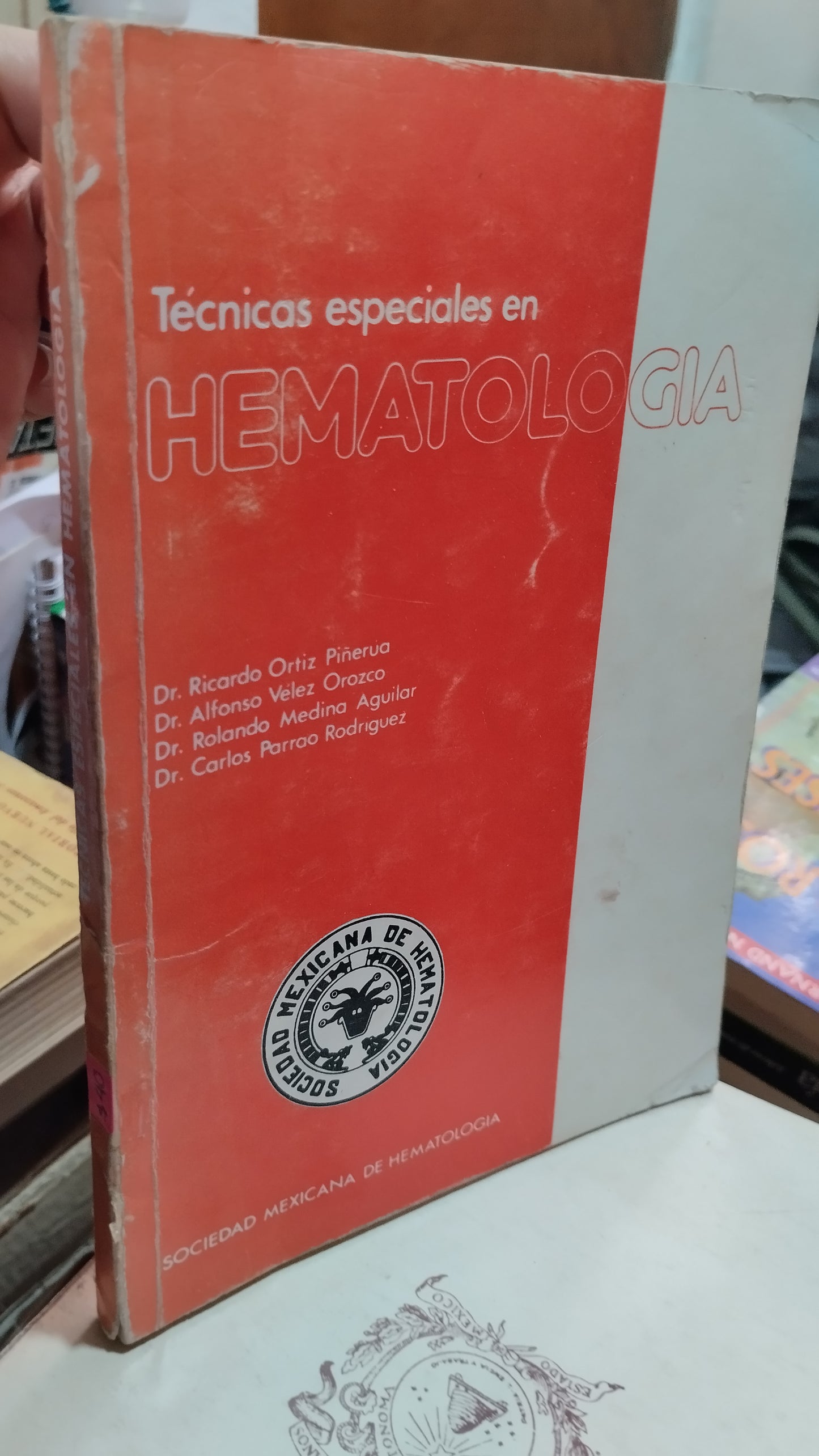 TECNICAS ESPECIALES EN HEMATOLOGIA POR RICARDO ORTIZ PIÑERUA LIBRO USADO SALUD ALDAMA