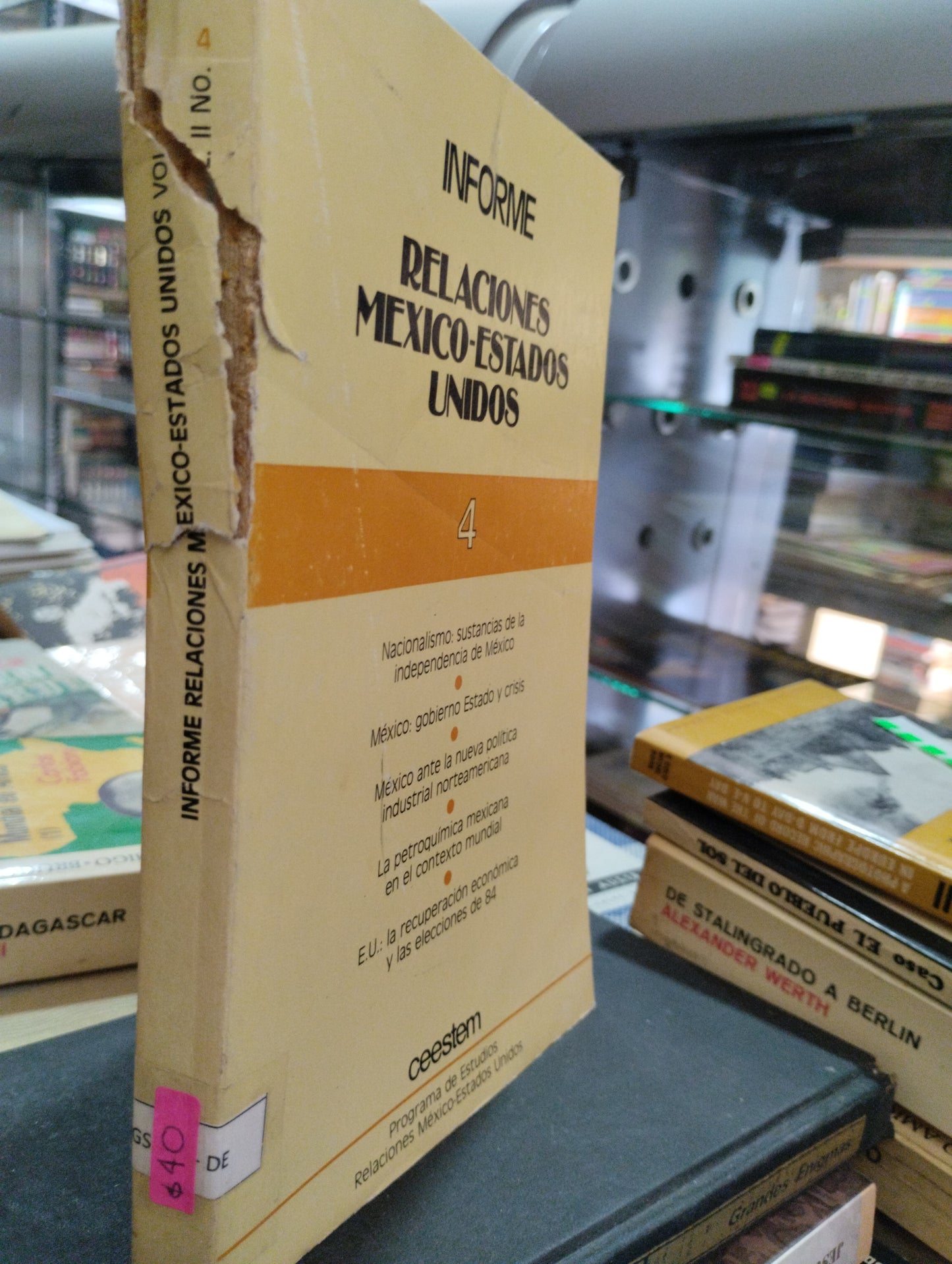 RELACIONES MEXICO-ESTADOS UNIDOS USADO HISTORIA ALDAMA EDITORIAL CEESTEM TAPA BLANDA LIBRO EN BUEN ESTADO