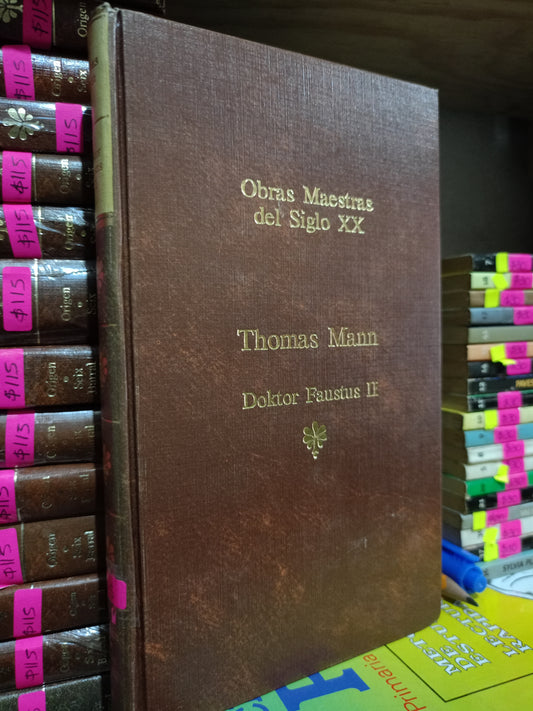 DOKTOR FAUSTUS POR THOMAS MANN USADO NOVELA LITERARIO 305