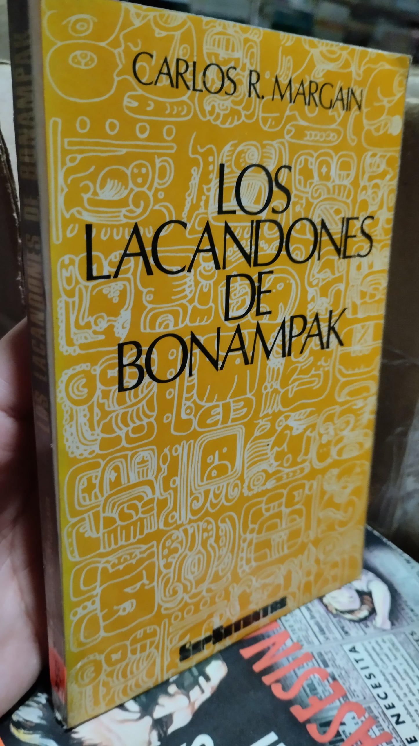 LOS LACANDONES DE BONAMPAK POR CARLOS R MARGAIN LIBRO USADO NOVELAS ALDAMA