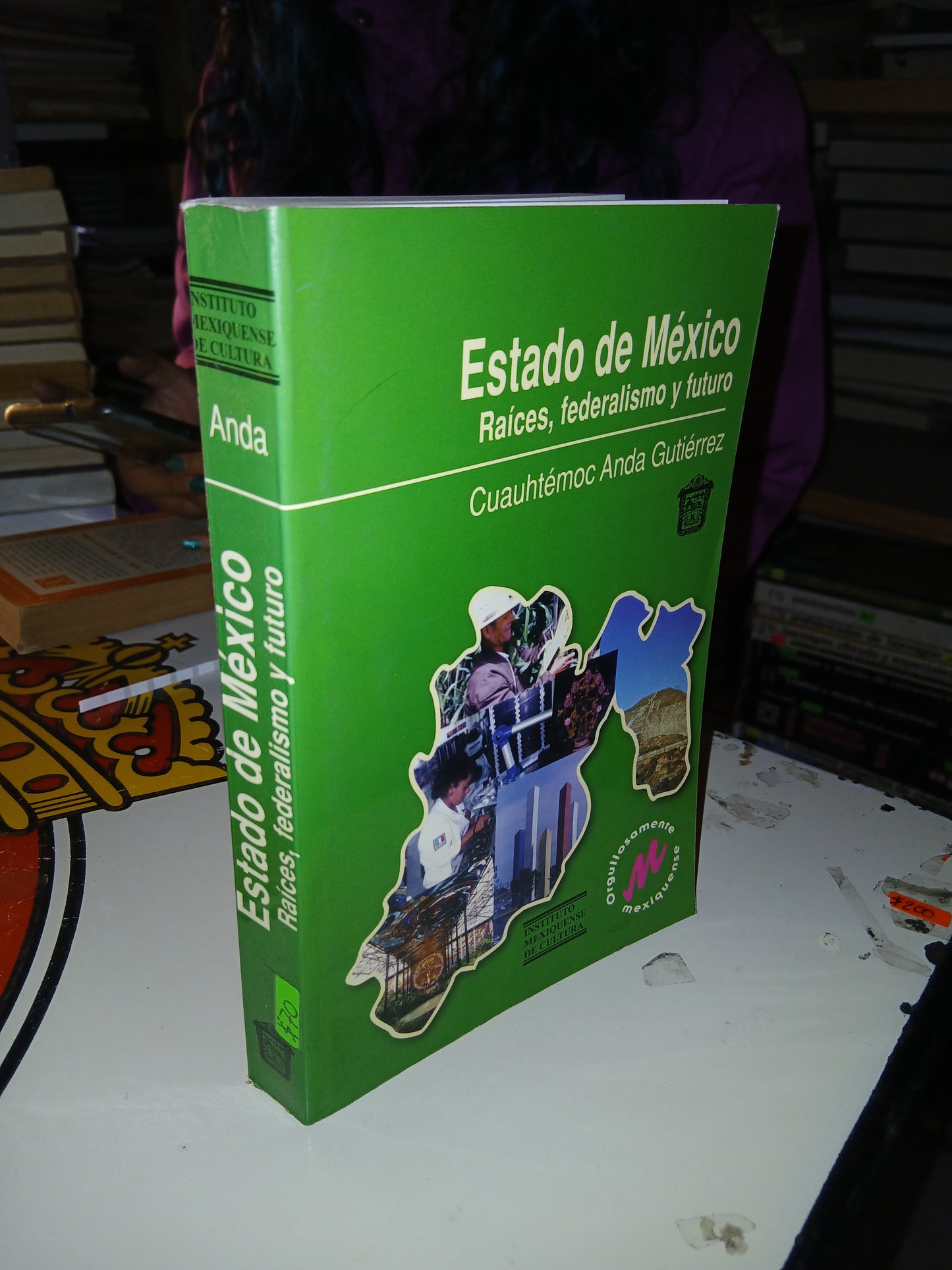 ESTADO DE MÉXICO: RAÍCES,  FEDERALISMO Y FUTURO POR CUAUHTÉMOC ANDA GUTIÉRREZ USADO HISTORIA LITERARIO 207
