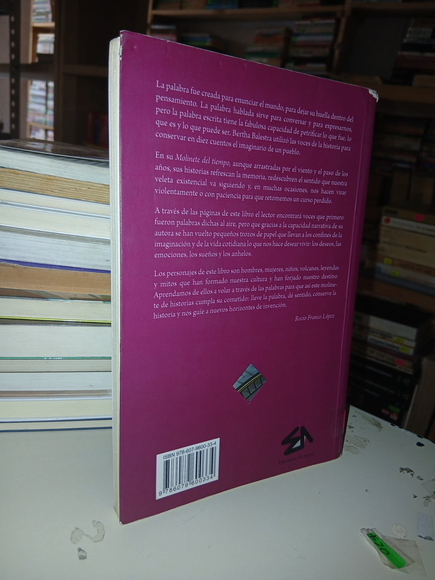 MOLINETE DE TIEMPO POR BERTHA BALESTRA USADO NOVELA LITERARIO 207