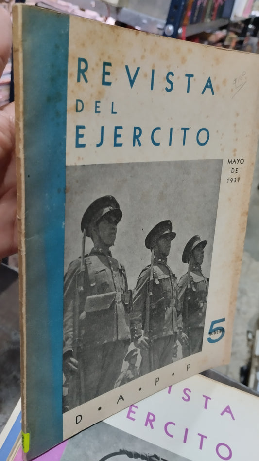 REVISTA DEL EJERCITO NO. 5 LIBRO USADO ESTADO DE MEXICO ALDAMA