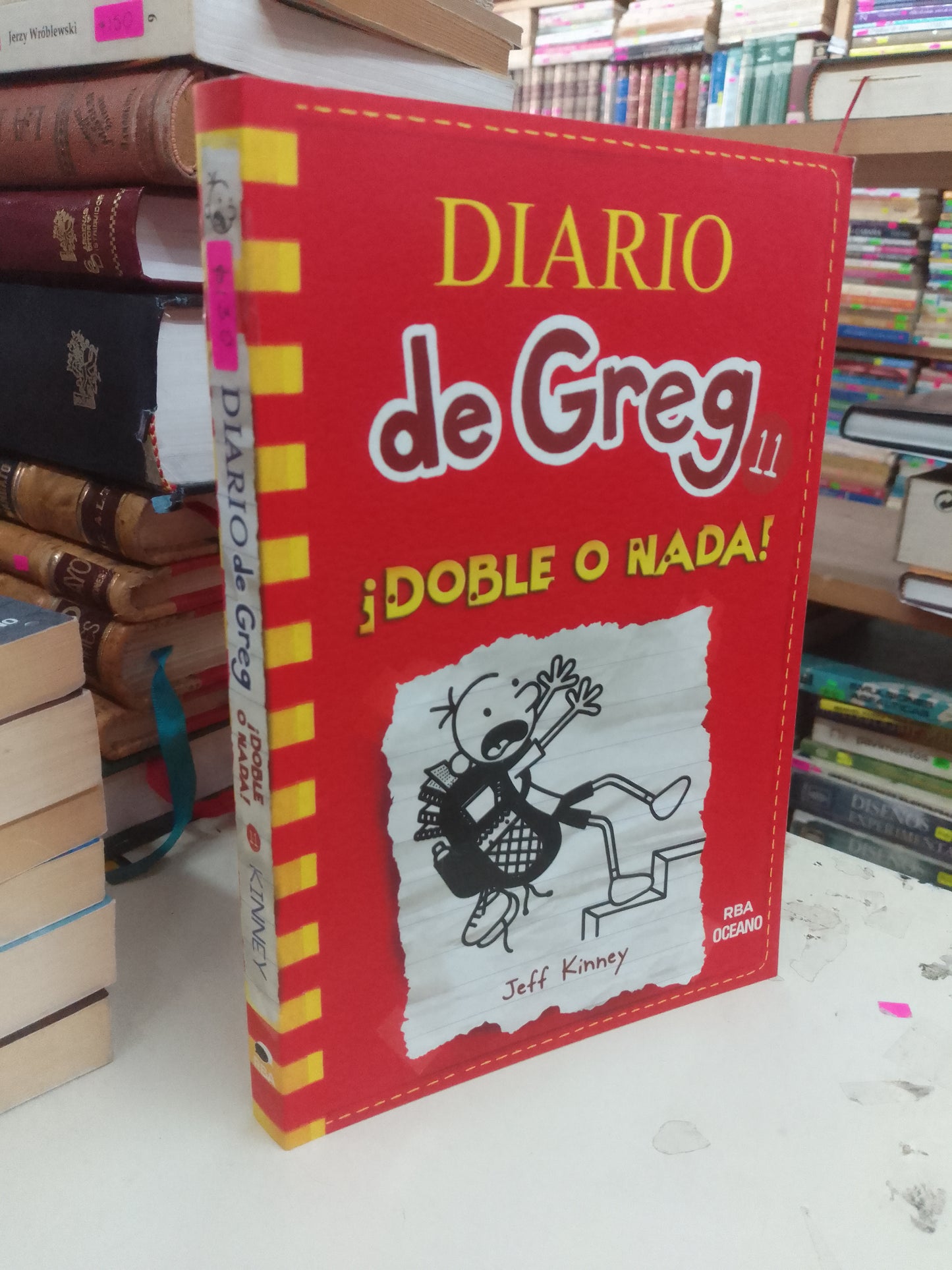 DIARIO DE GREG 11: ¡DOBLE O NADA! POR JEFF KINNEY USADO INFANTIL LITERARIO 207