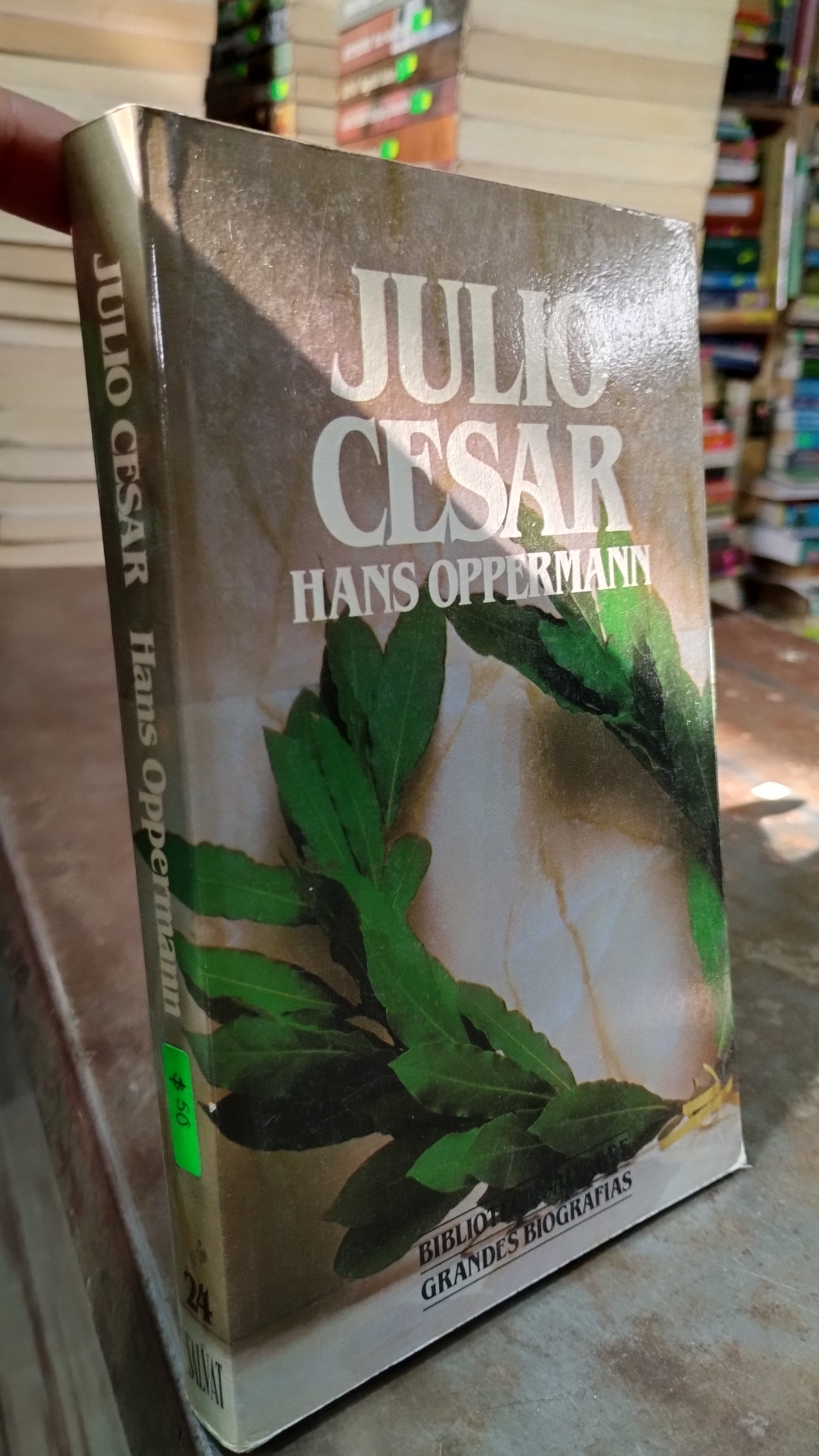 JULIO CESAR POR HANS OPPERMANN LIBRO USADO HISTORIA ALDAMA