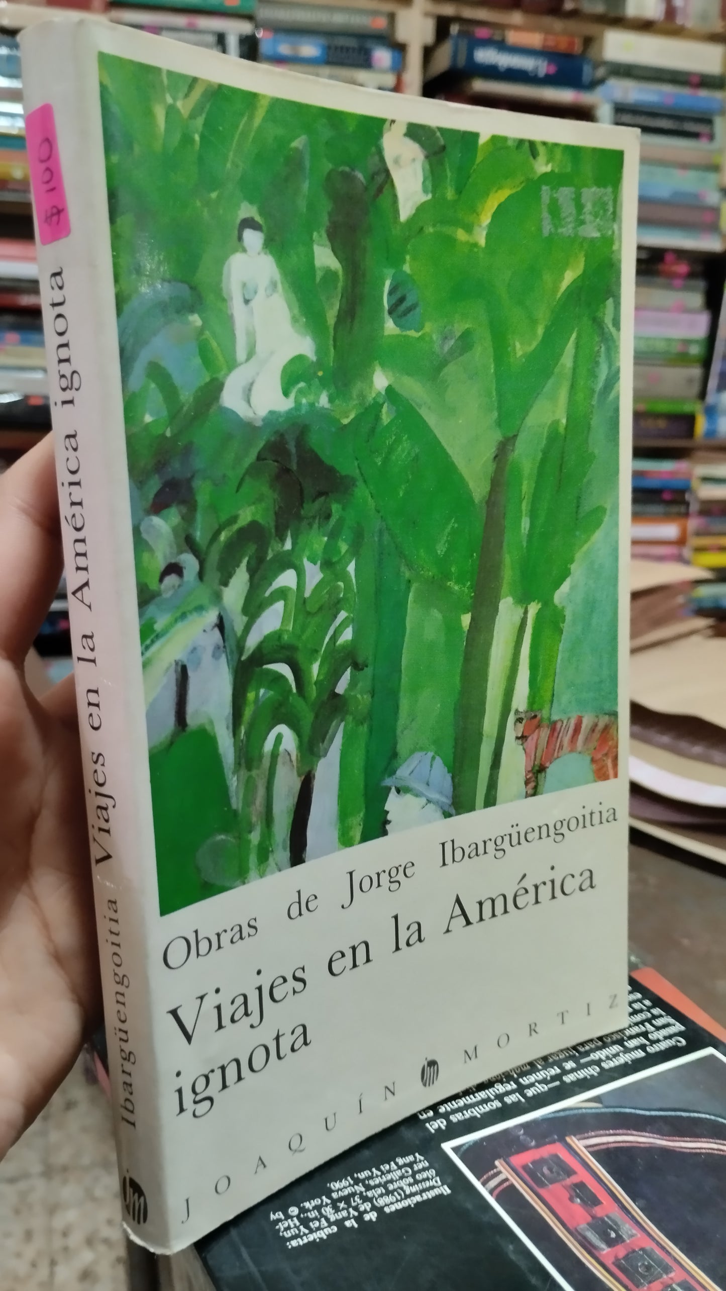 VIAJES EN LA AMERICA IGNOTA POR JORGE IBANGÜENGOITIA LIBRO USADO NOVELAS ALDAMA