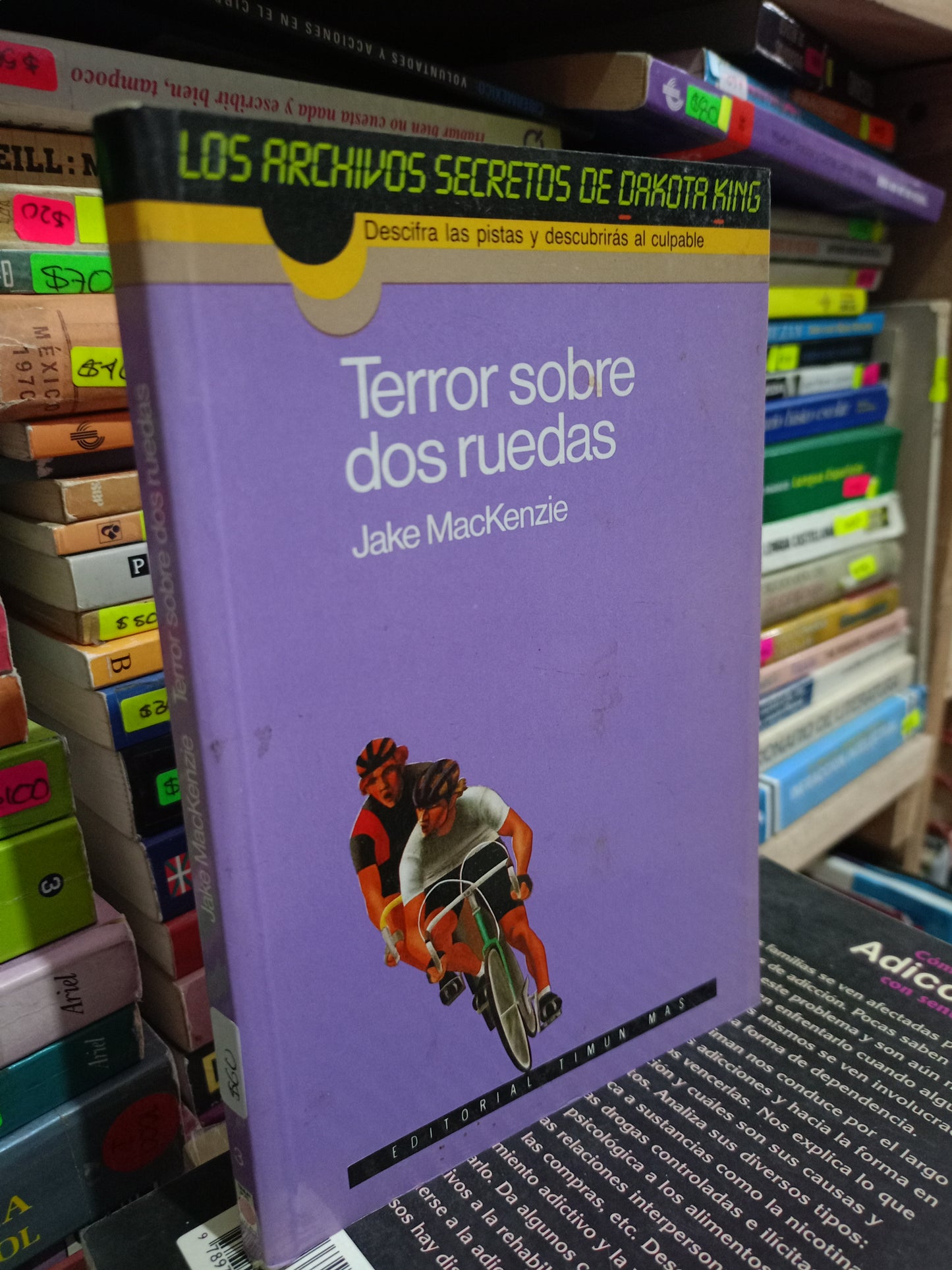 TERROR SOBRE DOS RUEDAS POR JAKE MACKENZIE USADO NOVELA LITERARIO 305