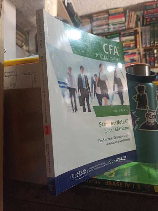 CFA 2017 EXAM PREP LEVEL 1 BOOK 5 POR EDITORIAL KAPLAN USADO IDIOMAS ALDAMA