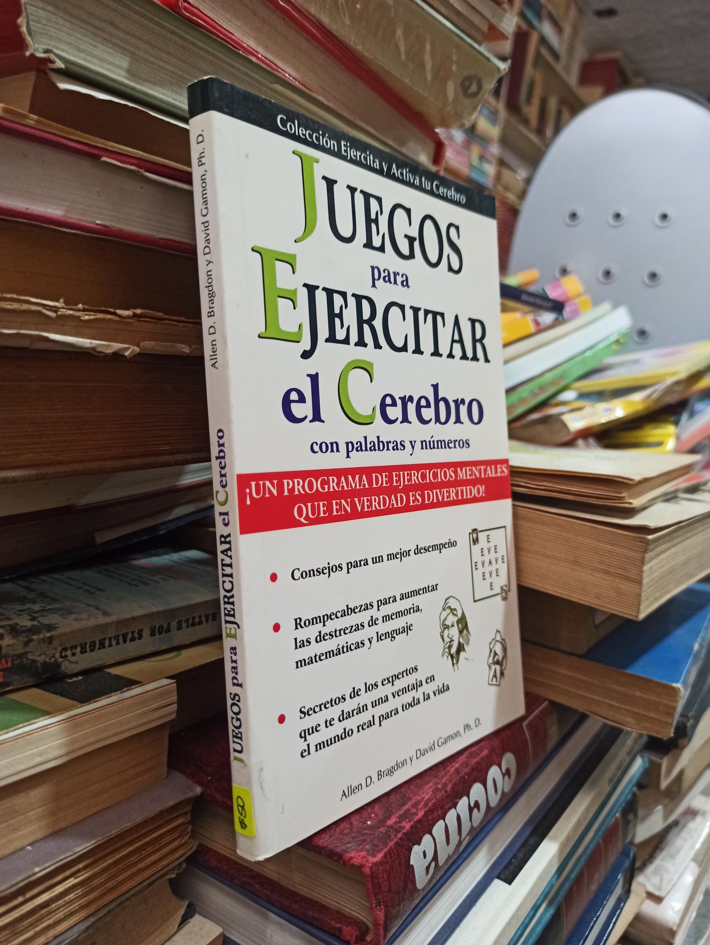 JUEGOS PARA EJERCITAR EL CEREBRO POR ALLEN D. BRAGDON USADO SUPERACIÓN PERSONAL ALDAMA