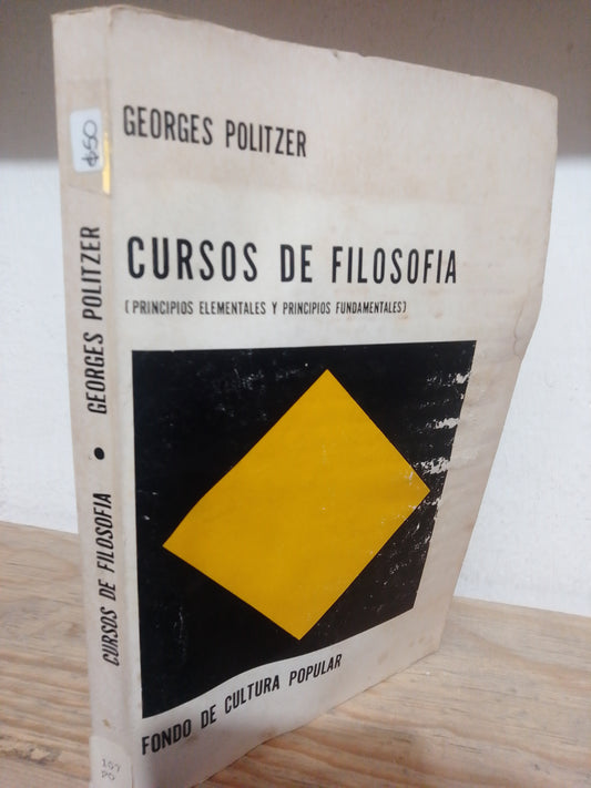 CURSO DE FILOSOFIA POR GEORGES POLITZER USADO FILOSOFIA JUAREZ