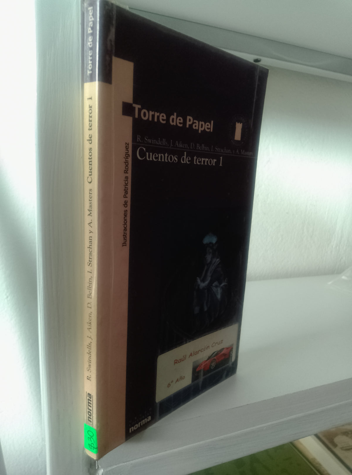TORRE DE PAPEL CUENTOS DE TERROR 1 R SWINDELLS J AIKEN D BELBIN I STRACHAN Y A MASTERS USADO NOVELAS JUAREZ 515