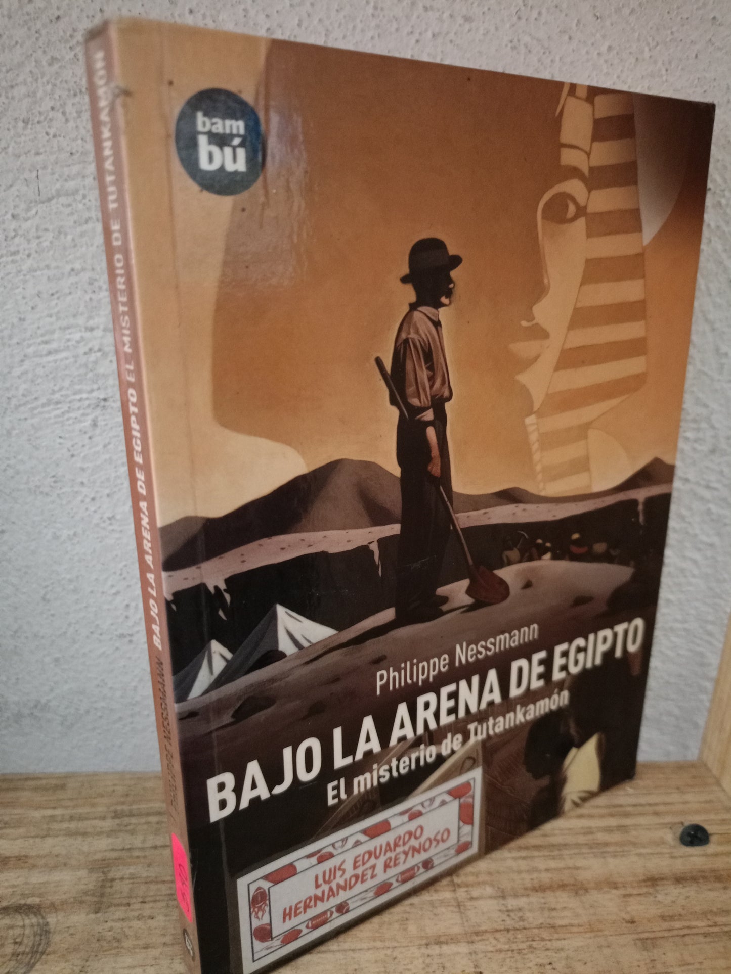 BAJO LA ARENA DE EGIPTO EL MISTERIO DE TUTANKAMON PHILIPPE NESSMANN USADO NOVELA LITERARIO 305