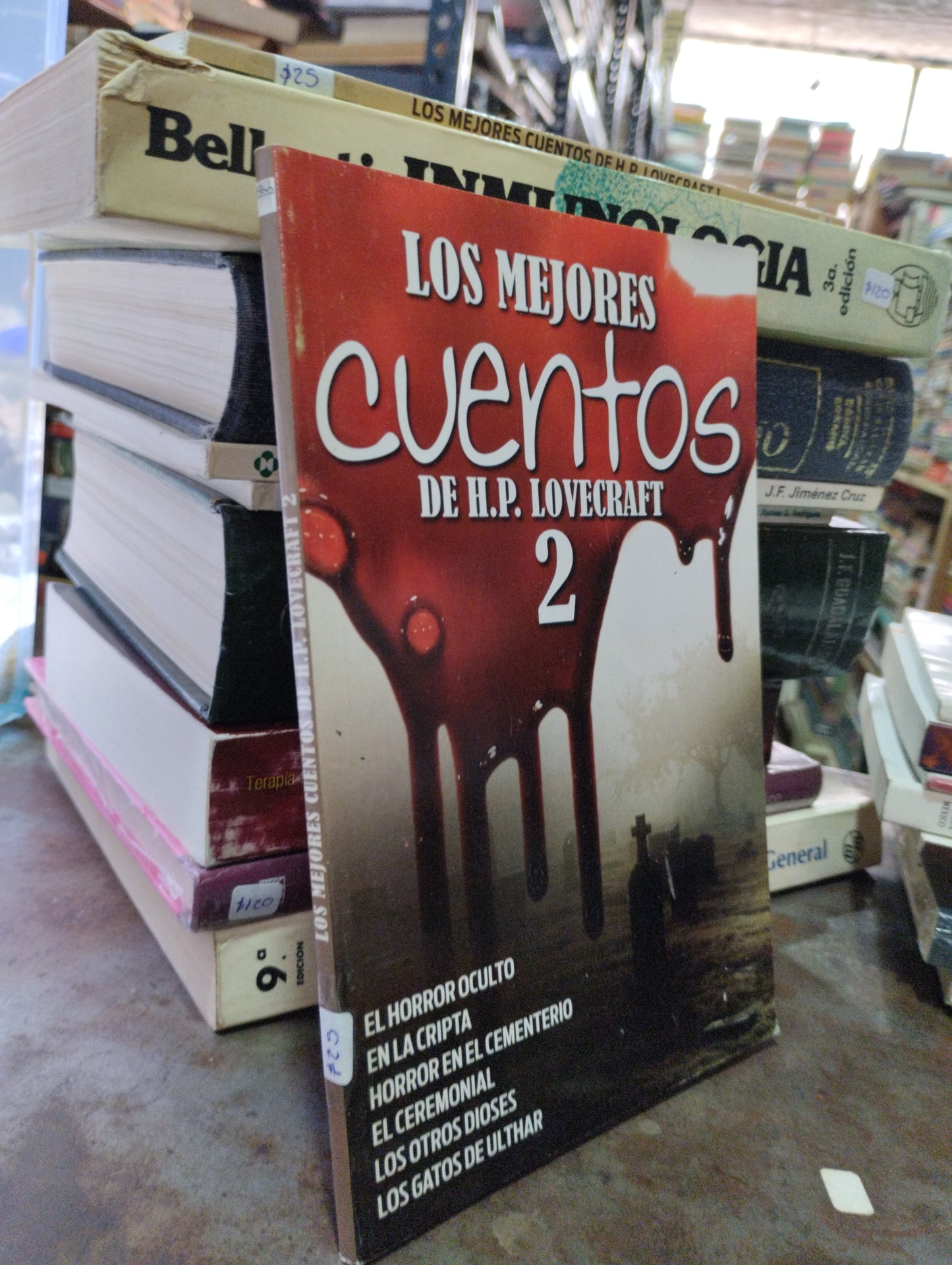 LOS MEJORES CUENTOS DE H P LOVECRAFT 2 USADO NOVELAS ALDAMA