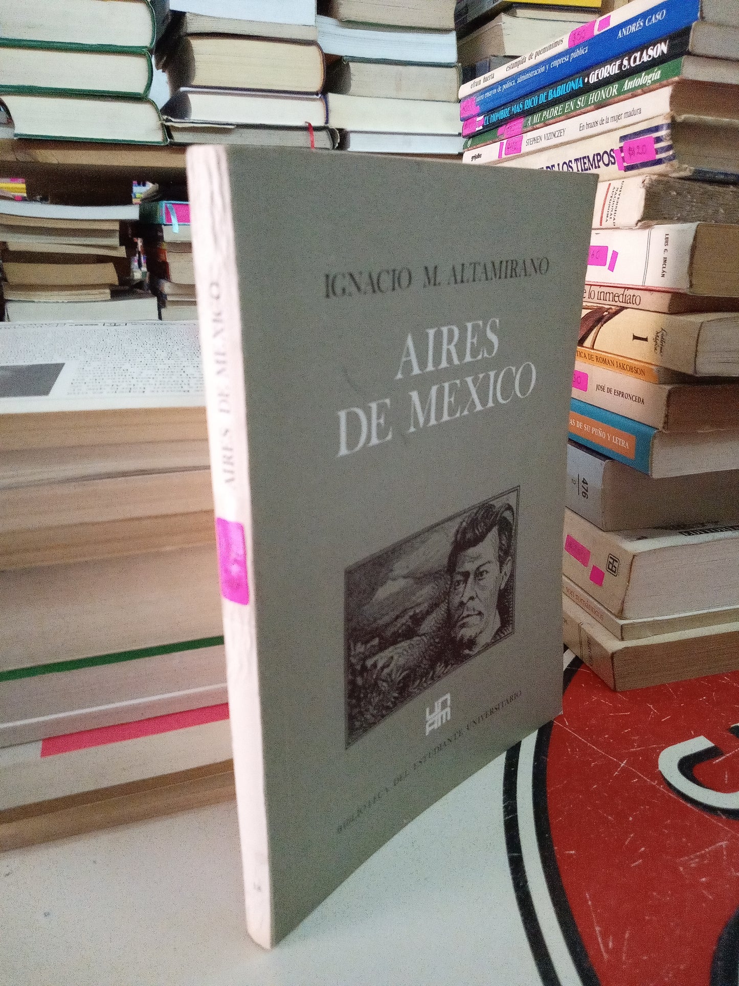 AIRES DE MEXICO POR IGNACIO M ALTAMIRANO USADO NOVELA LITERARIO 207